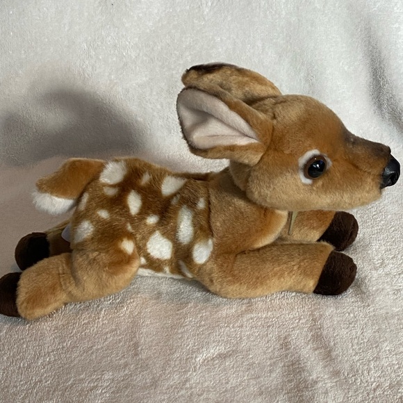 Aurora Toys Miyoni By Aurora Spotted Fawn Deer Doe Plush Realistic